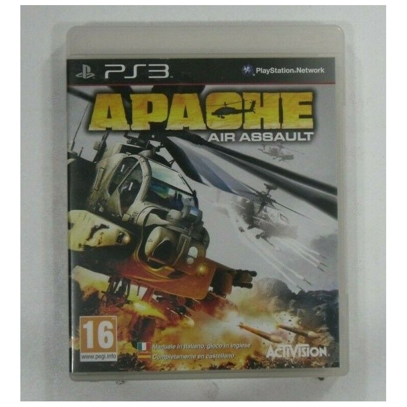 APACHE AIR ASSAULT Ps3 - Playstation 3 GIOCO MILITARE DI VOLO-USATO